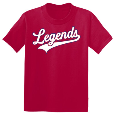Youth Practice Drifit Shirt with player number - Red Thumbnail