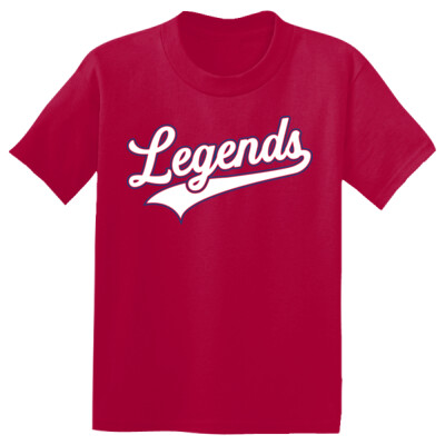 Youth Legends Drifit Tee - Red Thumbnail
