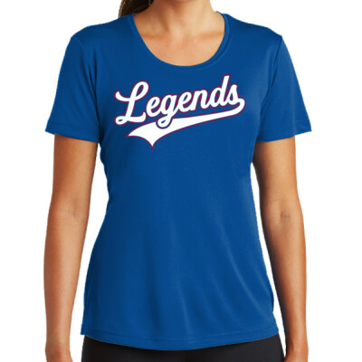 Ladies Legends Drifit Tee - Royal Thumbnail
