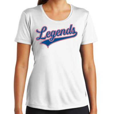 Ladies Legends Drifit Tee - White Thumbnail