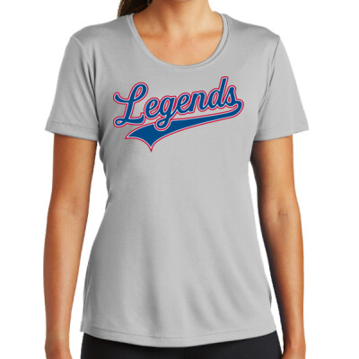Ladies Legends Drifit Tee - Silver Thumbnail