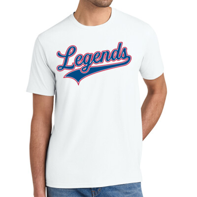 Adult Unisex Legends Triblend Tee - White Thumbnail