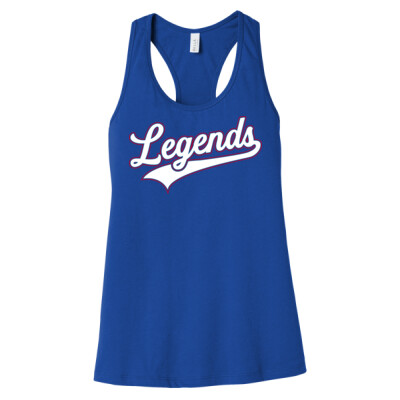 Ladies Legends Jersey Racerback Tank - Royal Thumbnail