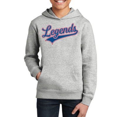 Youth Legends Soft Fleece Hoodie - Grey Thumbnail